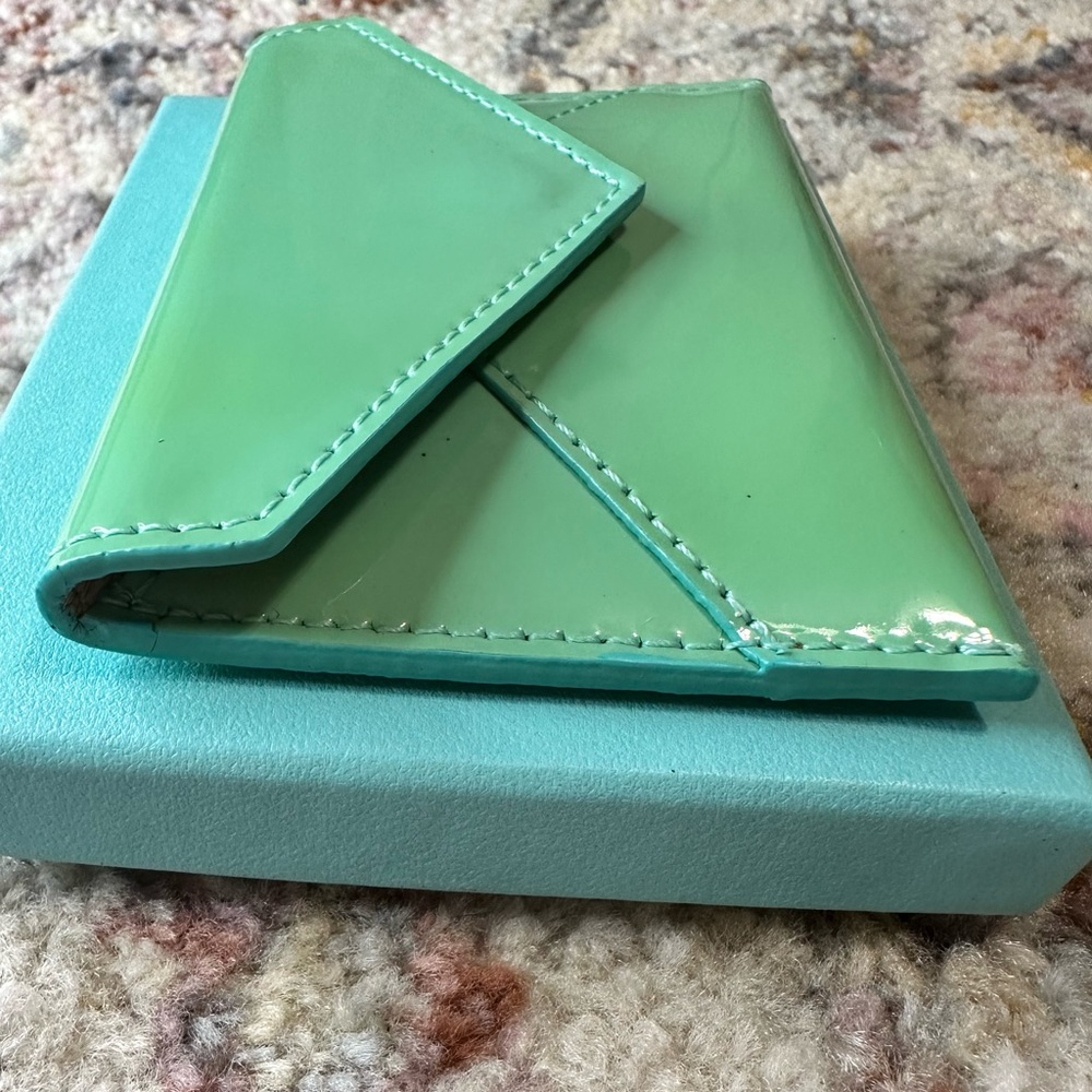 TIFFANY & Co. LEATHER ENVELOPE with box & tissue paperđź’ŽAuthentic - Picture 9 of 14